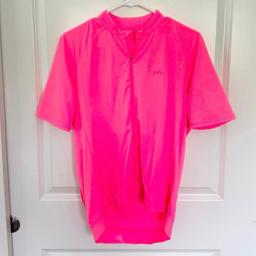 Rapha Short Sleeve Core Cycling Jersey Hot Pink Large